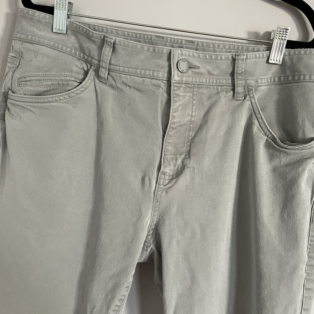 Rhone Pants‎ Mens 35x30 Gray Everyday 5 Pocket Performance Jeans Slim Fit Twill